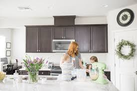 Then i also measured and marked a vertical line in the middle of the range opening. Herringbone Subway Tile Backsplash Reveal Okayest Moms