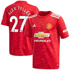 Manchester united trikot preise vergleichen und günstig kaufen bei idealo.de 66 produkte große auswahl an. Manchester United Heimtrikot 2020 21 Kinder Mit Aufdruck Alex Telles 27