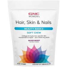 Chew n glow adalah advance formula untuk pencerahan kulit dan pembaik pulih struktur kulit. Gnc Women S Hair Skin Nails Soft Chew 60 Soft Chews Clicks