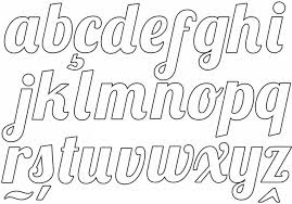 No post, damos algumas ideias de atividades de linguagem, artes e coordenação motora fina que podem ser feitas com este recurso. Moldes Plantillas De Letras Cursivas Para Imprimir Pdf Novocom Top