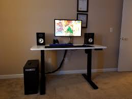 Finally Got My Autonomous Smart Desk Smart Desk Desk Gaming Station