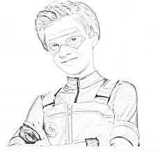 Capitan Man Para Colorear