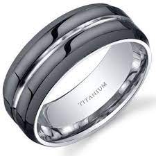Modern Style Comfort Fit Mens 8mm Black Titanium Wedding Band Ring Size 9 Jewelry Amazon Com Black Titanium Wedding Bands Rings For Men Titanium Wedding Rings