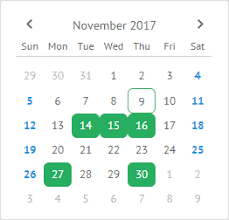 Calendar Calendar Ui Widget Documentation Overview And Usage Webix Docs