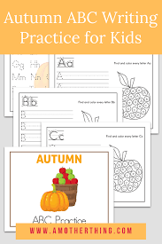 Finding free printable worksheets is an excellent way for teachers and homeschooling parents to save on their budgets. Free Printable Autumn Abc Writing Practice Worksheets It S A Mother Thing
