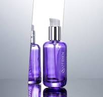 Refillable 120ml 4oz Pump Glass Lotion Bottles Body Serum Essential Oil  Bottle with Silver Aluminum Pump Wholesale Cosmetics