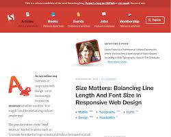In other words, the site canvas is responsive, flexible, extendable, optimized for search engines and high performing. Size Matters Balancing Line Length And Font Size In Responsive Web Design Smashing Magazine Web Design Responsive Web Responsive Web Design