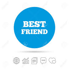 best friend sign icon award symbol copy files chat speech