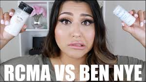 RCMA VS. BEN NYE COLORLESS : DEMO + REVIEW