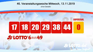 Die lotterie lotto 6aus49 existiert seit 1955 und ist bis heute die beliebteste lotterie in deutschland. Lotto 6aus49 Die Aktuellen Lottozahlen Mittwoch 13 November 2019 Magdeburger News Das Nachrichtenportal News Rund Um Magdeburg