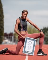 Volleyball was the first sport she practised, at the age of 14. Yulimar Rojas From Venezuela Guinness World Records Facebook