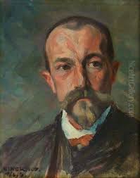 Bildnis Hugo Siegwart reproduction by Carl August Liner for sale