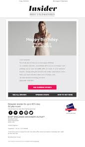 Birthday Email From Insider Offering An Extra 10 Off Emailmarketing Email Marketing Birthday In 2020 Birthday Email Birthday Emails Marketing Very Happy Birthday