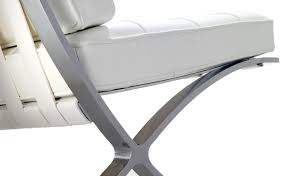 It is no coincidence that the barcelona chair by mies van der rohe appears so noble and elegant: Barcelona Chair Hand Polished Stainless Hivemodern Com
