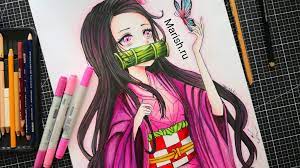 Nezuko From Demon Slayer Drawing Romance Anime Amino