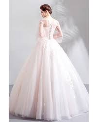 Ball gowns are always stylish and beautiful. Fairy Floral Tulle Ball Gown Wedding Dress With Long Sleeves Wholesale T69066 Gemgrace Com