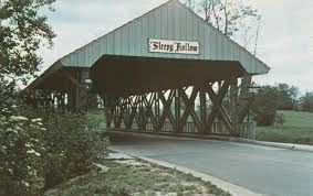 Ichabod felt if he could cross the bridge spanning the pocantico river he could escape. Sleepy Hollow Covered Bridge Ottawa River Sylvania Ohio United States Ohio Other Postcard Hippostcard