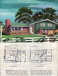 Level split floor plans wonderful bi house split level contemporary plan modern modular ideas traditional kitchen designs layouts mid century homes crismatec com. 1960 Vintage House Plans Modern House Plans Mid Century Modern House Plans
