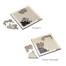 Only solved pieces click into place. Wooden Fractal Puzzle Jigsaw Puzzles Wooden Puzzles Uncommon Goods