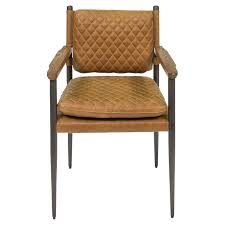 Herlene Industrial Loft Quilted Brown Leather Black Frame Living Room Chair In 2020 Living Room Chairs Mid Century Modern Lounge Chairs Modern Lounge Chairs