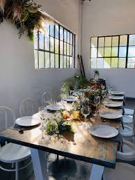 Our reclaimed wood dining table. Rustic Dining Table Large Lukes Barrel Hire Perth