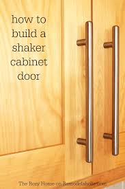 how to make a shaker cabinet door