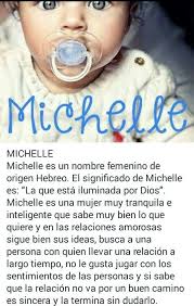 Michelle Significados De Los Nombres Nombres Femeninos Nombres Mujer