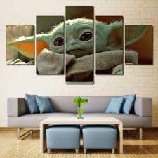 Baby Yoda Wallpaper For Room Decor Yoda Wallpaper Star Wars Furniture Wallpaper