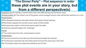 The dinner party by mona gardner 1 the country is india. Early Release As You Come In October 10 Ppt Download