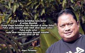 10 Motivasi ala Agus Purnomo, Juragan Orang Kaya yang Viral