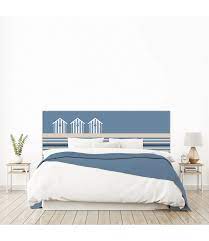 A headboard adds style to your bed and turns it into a focal point. Tete De Lit Bord De Mer Bleue Sur Mesure Tete De Lit Chic