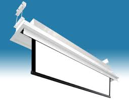 This recessed projection screen is packed full of great features and will. Raphael In Ceiling Recessed Electric Projector Screen Widescreen 16 10 Format