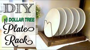 Diy Dollar Tree Farmhouse Plate Rack Youtube Check out our dish rack selection for the very best in unique or custom, handmade pieces from our kitchen storage shops. diy dollar tree farmhouse plate rack