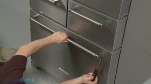 Kitchenaid troubleshooting refrigerator model krmf706ebs01 manual. Kitchenaid 5 Door Refrigerator Freezer Drawer Handle Replacement W10914508 Youtube