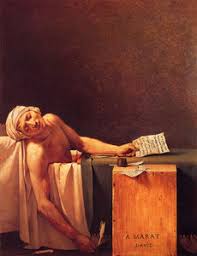 Riproduzioni D'arte Del Museo Morte di Marat, Musees Royaux des Beaux-Ar,  1793 di Jacques Louis David (1748-1800, France)