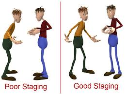 Poor Staging Good Staging Animation Character Drawings Animation Animation Institute