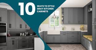Modern light grey kitchen cabinet. 10 Ways To Style Gray Kitchen Cabinets Design Ideas
