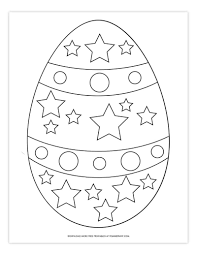 Print this page and color all the elements including the loveable little easter chick. Free Printable Easter Egg Coloring Pages Easter Egg Template Easter Printables Free Coloring Easter Eggs Easter Egg Coloring Pages
