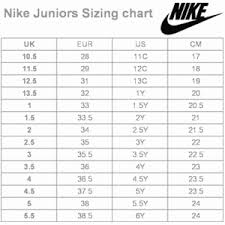 Adidas Shoe Size Chart Vs Nike Best Picture Of Chart