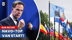 KIJK LIVE: Aftrap historische NAVO-top in Den Haag met ... - YouTube