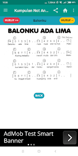 Not angka seberkas sinar nike ardila. Not Angka Lagu Balonku Ada Lima Untuk Pianika