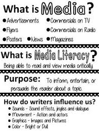 Media Anchor Chart To Introduce Unit I Would Not Copy This But Use It As My Own G Media Literacy Anchor Chart Media Literacy Lessons Media Literacy Activities