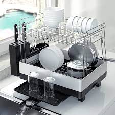 2 Tier Dish Drying Rack Racks