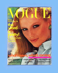 VOGUE-JANUARY 1976- PATTI HANSEN -JOE EULA -AVEDON- JANICE DICKINSON -ROSIE  VELA