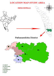 Kerala is divided into 14 districts, 21 revenue divisions, 14 district panchayats, 63 taluks, 152 cd blocks, 1466 revenue villages, 999 gram panchayats, 5. Map Of Pathanamthitta District Kerala India Download Scientific Diagram