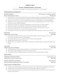 However, an office assistant resume does require a clean and informative education section. Senior Administrative Assistant Resume Example For 2021 Resume Worded Resume Worded