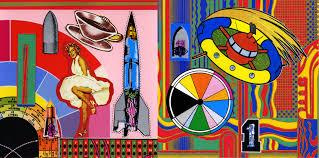 The pop art movement aimed to solidify the idea that art can draw from any source, and there is no hierarchy of culture to disrupt this. Paintings On The Wall Eduardo Paolozzi 1924 2005 Paulmccartney Com