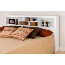 Diy | easy no sew tufted headboard. Prepac King Bookcase Headboard Cherry Walmart Com Walmart Com