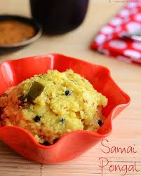 Samai Pongal Little Millet Pongal Recipe Raks Kitchen Recipe Recipes Millet Recipes Millet Recipe Indian