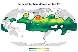 The planet’s strongest heat dome will soon tower over the Rockies and Plains